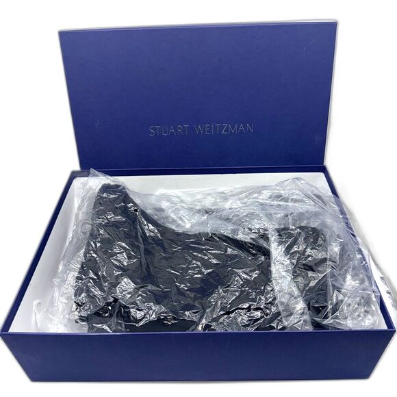 Stuart Weitzman Midland Suede Over The Knee Boot - Black 10 - Picture 11 of 14